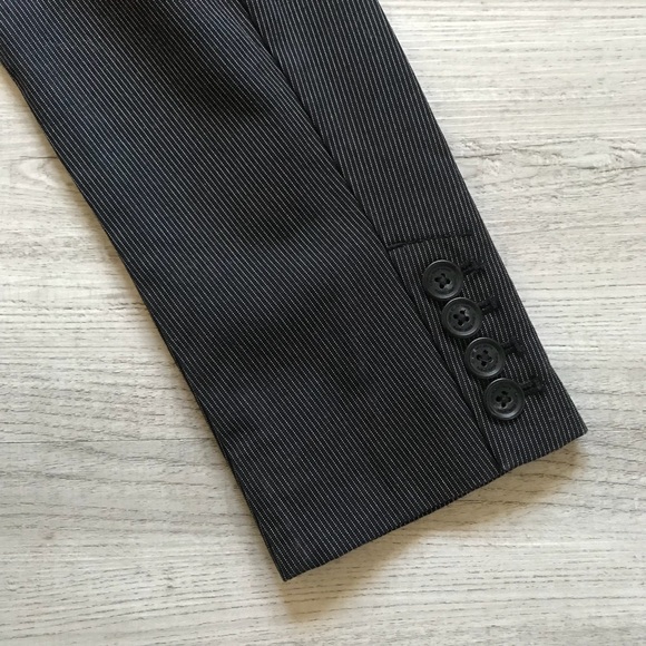 Calvin Klein Black Pinstripe Blazer - Picture 5 of 5